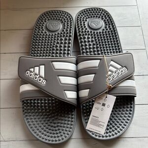 adidas Gray and White Men's Sandals